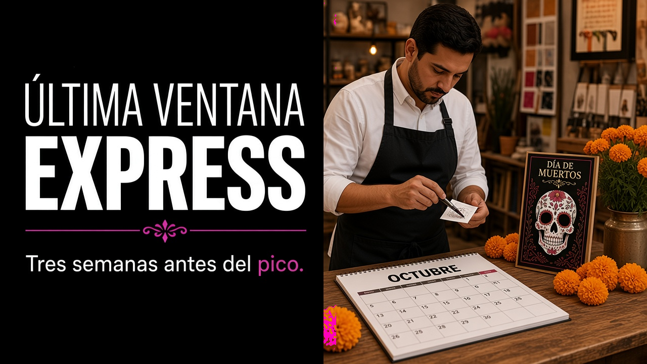 Última ventana express de octubre: qué todavía puedes producir antes del pico de Día de Muertos
